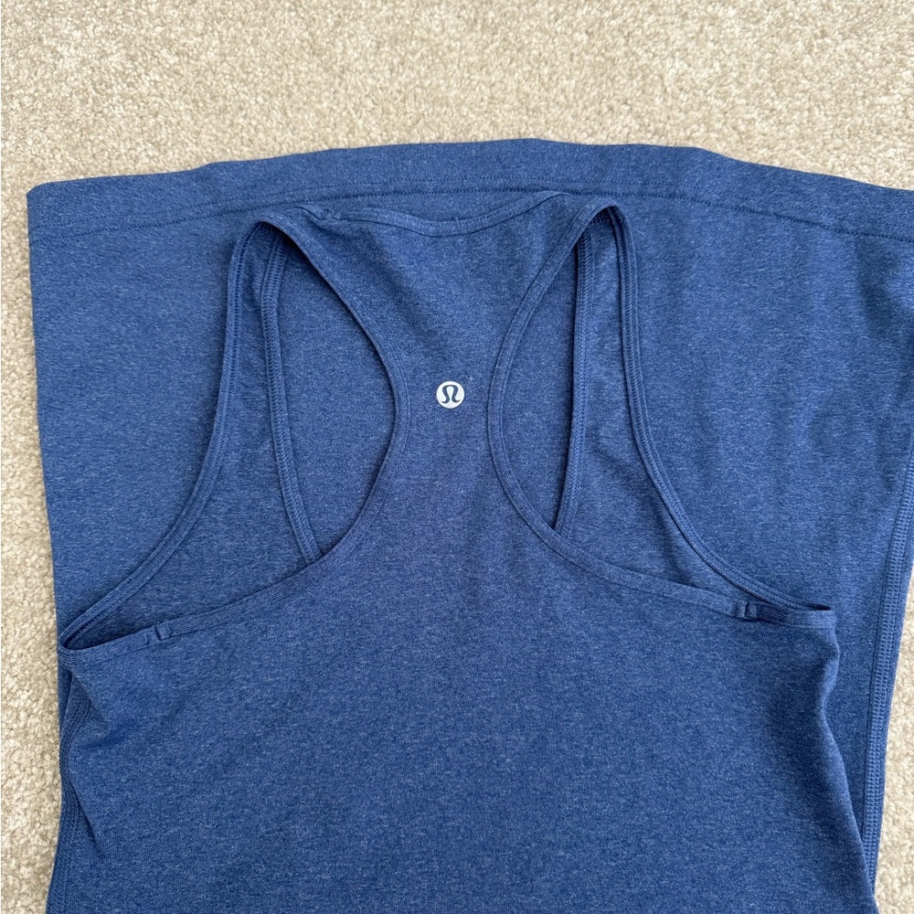 lululemon athletica Blue Tank Top